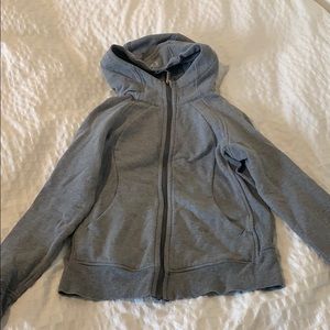 Lululemon grey zip up sweatshirt